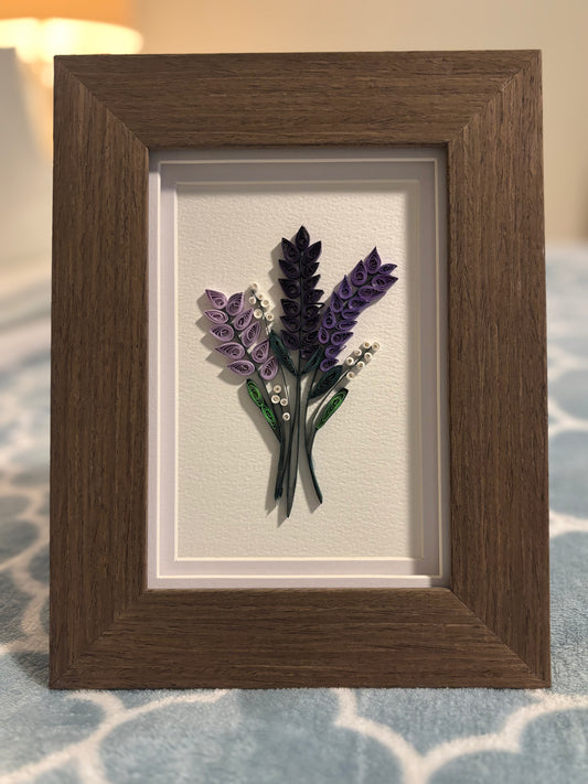 Quilled Lilacs