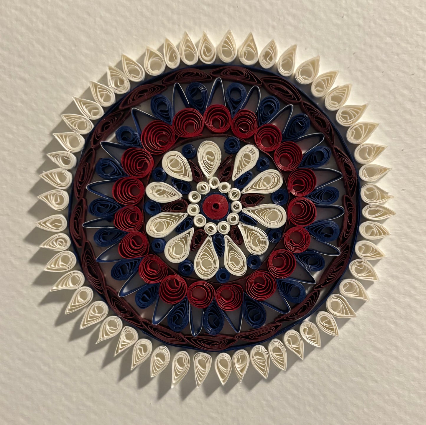 Hand quilled mandala